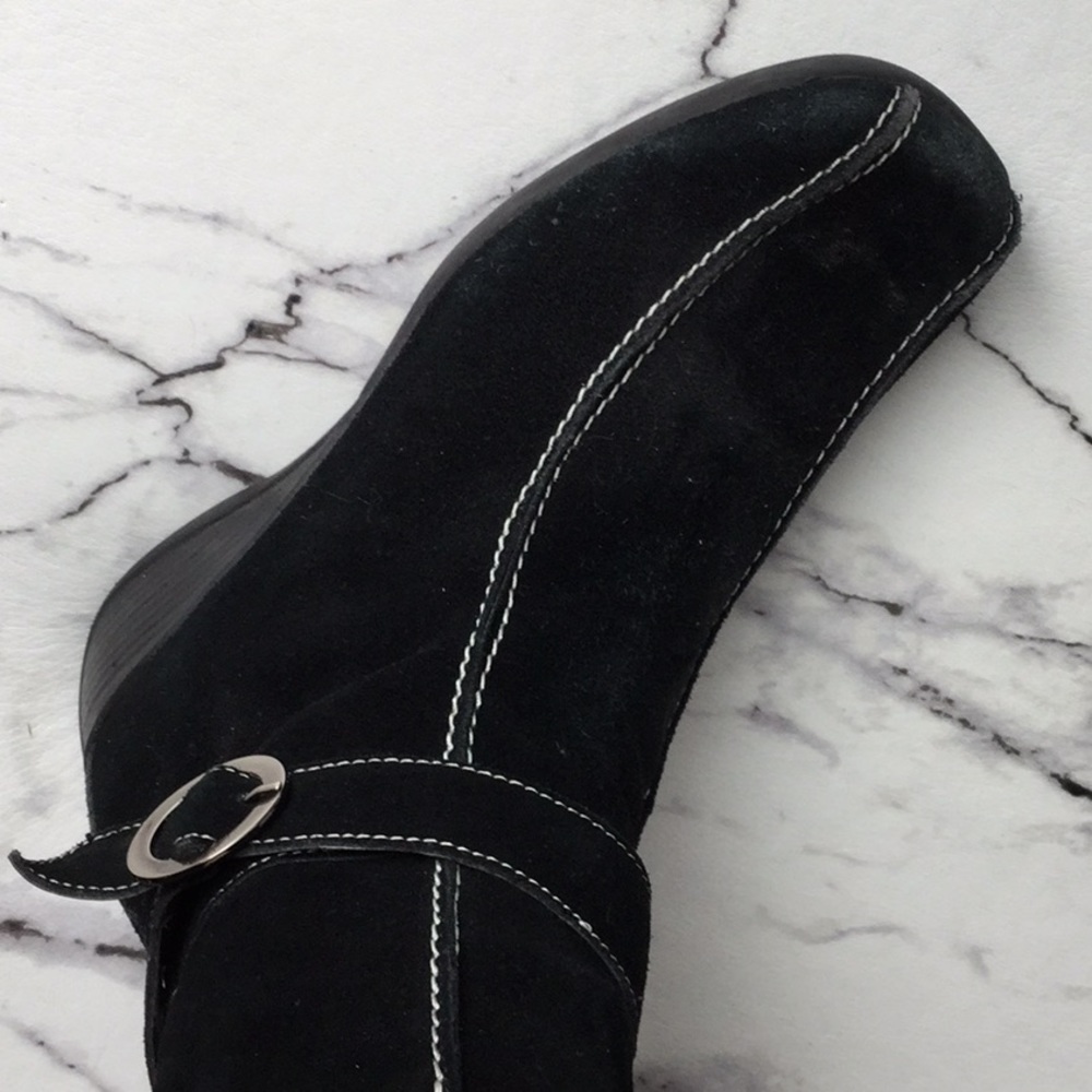 NATURALIZER Leather upper wedge Winter ankle boots